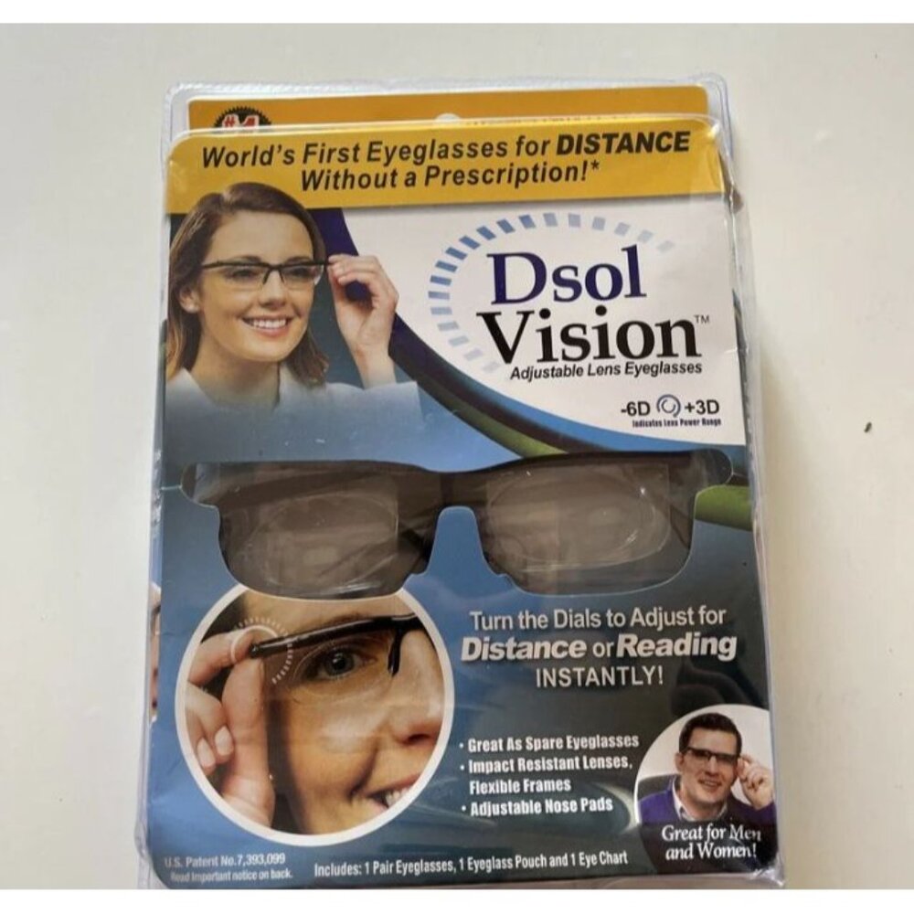 Dsol Vision - Adjustable Lens Eyeglasses Share
